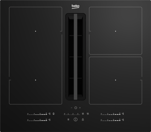 Beko HIXI64700UF z wbudowanym okapem