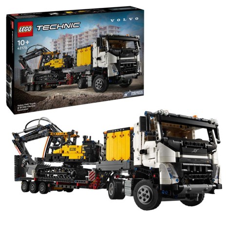 LEGO Technic 42175 Ciężarówka Volvo FMX i koparka EC230 Electric: zestaw LEGO dla 9 do 12 lat, zdjęcie produktu