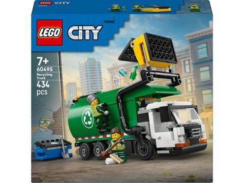 LEGO City 60495 Ciężarówka recyklingowa: zestaw LEGO dla 6 do 8 lat, zdjęcie produktu