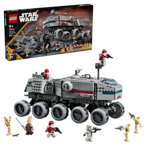 LEGO Star Wars 75413 Czołg Republiki Juggernaut: zestaw LEGO dla 9 do 12 lat, zdjęcie produktu