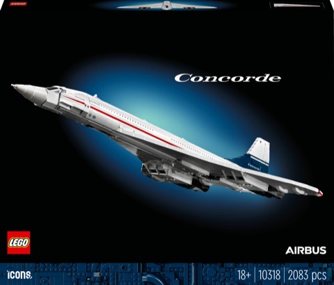 LEGO Icons 10318 Concorde: zestaw LEGO dla dorosłych, zdjęcie produktu