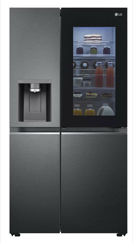 LG InstaView GSXV90MCDE: lodówka side by side, zdjęcie produktu