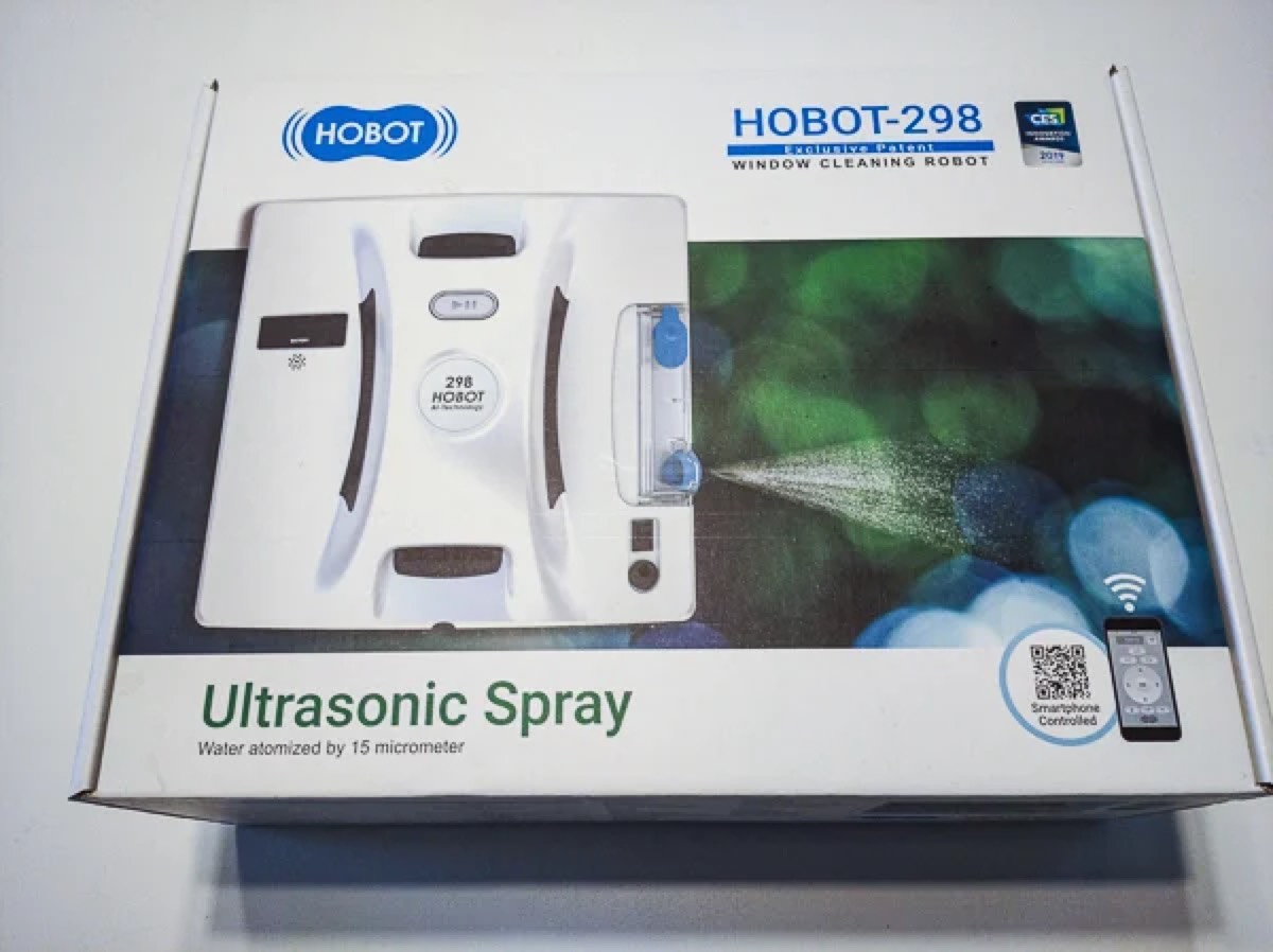 Pudełko Hobot 298 z napisem Ultrasonic Spray